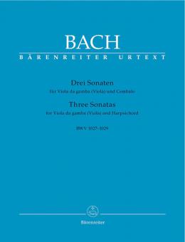 Trois sonates BWV 1027-1029 