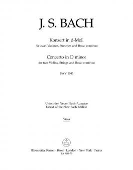 Concerto en ré mineur BWV 1043 