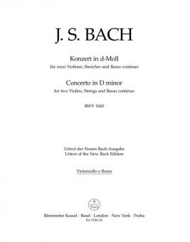 Concerto en ré mineur BWV 1043 