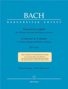 Concerto en la mineur BWV 1041 Standard