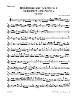 Concerto brandebourgeois No. 2 en fa majeur BWV 1047 