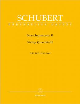 Quatuors à cordes II D 18, 32, 36, 68 Standard
