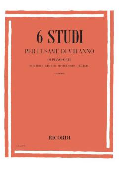 6 Studi per L'esame Di VIII Anno Di Pianoforte 