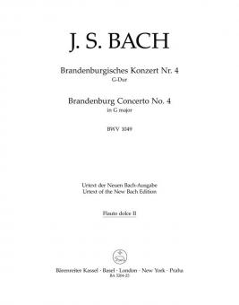 Concerto brandebourgeois No. 4 en sol majeur BWV 1049 
