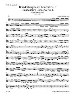 Concerto brandebourgeois No. 6 en si bémol majeur BWV 1051 