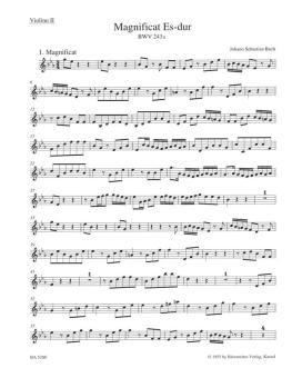 Magnificat en mi bémol majeur BWV 243a 