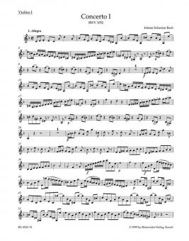 Concerto No. 1 en ré mineur BWV 1052 