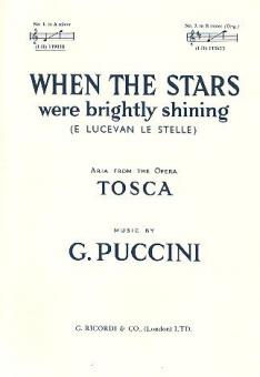 E Lucevan Le Stelle (Tosca) E / L Key Am (T) 