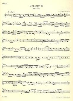 Concerto No. 2 en mi majeur BWV 1053 