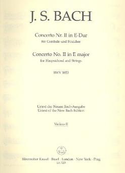 Concerto No. 2 en mi majeur BWV 1053 