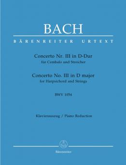 Concerto No. 3 en ré majeur BWV 1054 Standard