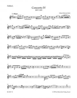 Concerto No. 4 en la majeur BWV 1055 