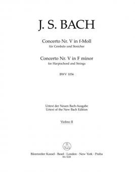 Concerto No. 5 en fa mineur BWV 1056 
