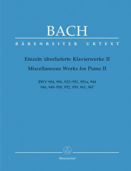 Œuvres pour piano transmises individuellement 2 Standard