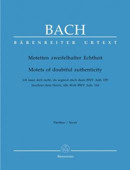 Motets d'authenticité douteuse BWV Anh. 159, 160 Standard