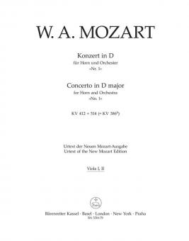 Concerto No. 1 en ré majeur KV 412, 514 (386b) 