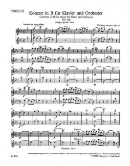 Concerto No. 6 en si bémol majeur KV 238 