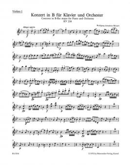 Concerto No. 6 en si bémol majeur KV 238 