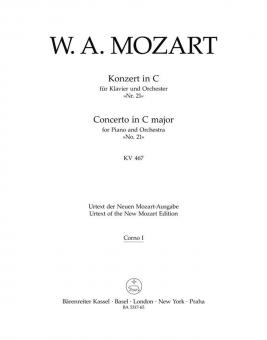 Concerto No. 21 en ut majeur KV 467 