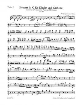 Concerto No. 21 en ut majeur KV 467 