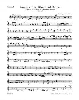 Concerto No. 21 en ut majeur KV 467 