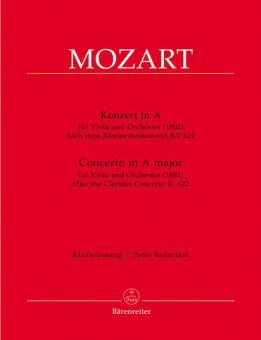 Concerto en la majeur Standard