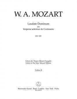 Laudate Dominum KV 339 