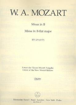 Missa brevis en si bémol majeur KV 275 (272b) 