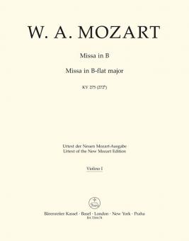 Missa brevis en si bémol majeur KV 275 (272b) 