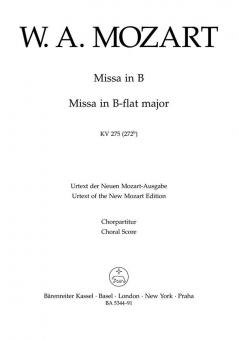 Missa brevis en si bémol majeur KV 275 (272b) 