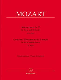 Mouvement de concert en mi majeur KV 494a 