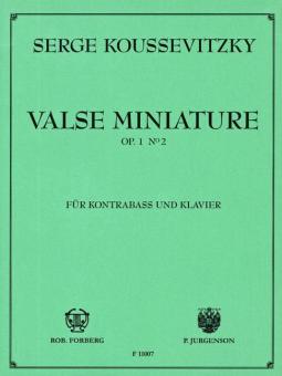 Valse miniature, op. 1,2 