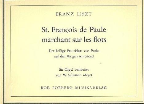 St. Francois de Paule marchant sur les flots 