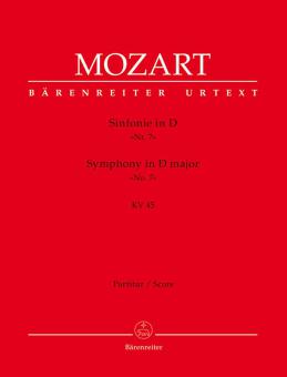 Symphonie No. 7 en ré majeur KV 45 Standard
