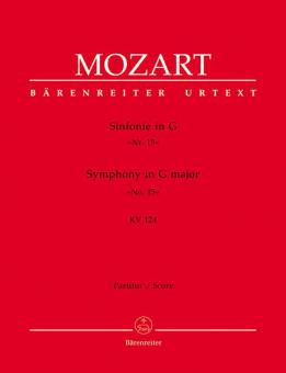 Symphonie No. 15 en sol majeur KV 124 Standard