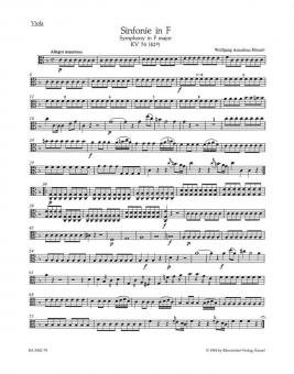 Symphonie en fa majeur KV 76 (42a) 