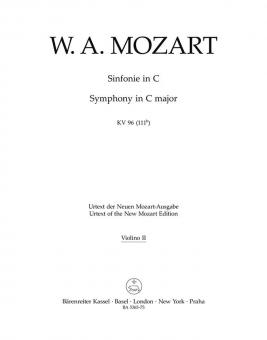 Symphonie en ut majeur KV 96 (111b) 