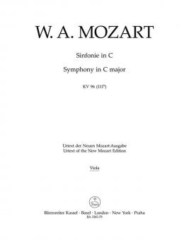 Symphonie en ut majeur KV 96 (111b) 