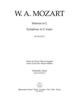Symphonie en ut majeur KV 96 (111b) 
