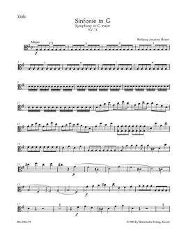 Symphonie No. 10 en sol majeur KV 74 