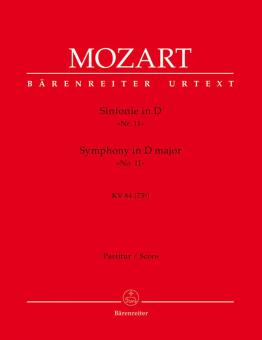 Symphonie No. 11 en ré majeur KV 84 (73q) Standard