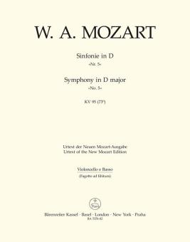 Symphonie No. 45 en ré majeur KV 95 (73n) 