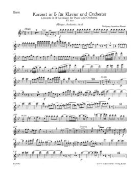 Concerto No. 15 en si bémol majeur KV 450 