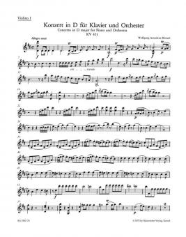 Concerto No. 16 en ré majeur KV 451 