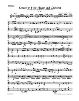 Concerto No. 19 en fa majeur KV 459 