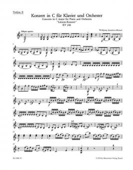 Concerto No. 8 en ut majeur KV 246 