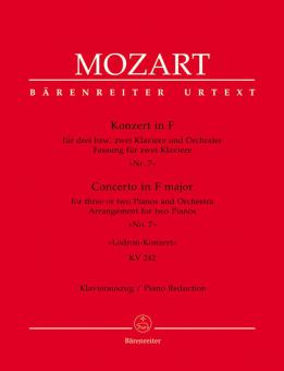 Concerto No. 7 en fa majeur KV 242 Standard