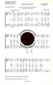 Schweizerlied 