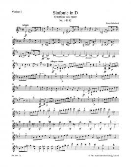 Symphonie No. 1 en ré majeur D 82 