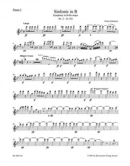 Symphonie No. 2 en si bémol majeur D 125 